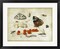Framed Art Butterflies, Insects, and Currants by Jan van Kessel Wall Decor 18x24 Artwork